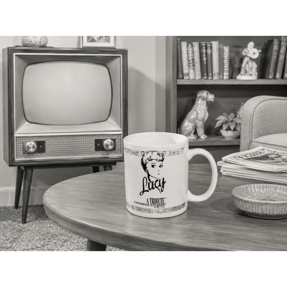 Vintage 1991 Universal Studios Lucille Ball Lucy A Tribute Coffee Mug Ceramic